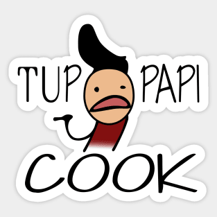 "TUPAPI COOK" TShirt - ONE PIECE (Sanji) Sticker